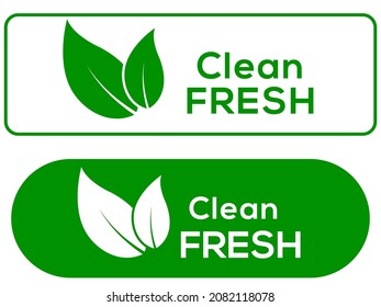Logotipo o icono limpio y fresco, logotipo de vectores frescos con fondo blanco