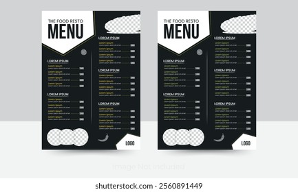 Clean and fresh menu design focused on health and wellness. Perfect for juice bars, vegan restaurants, and organic cafes. Features soft pastel tones, modern icons, and easy-to-edit layers.