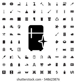 clean fridge icon illustration isolated vector sign symbol