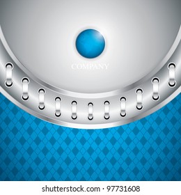 Clean futuristic vector design template with earth globe.Brochure