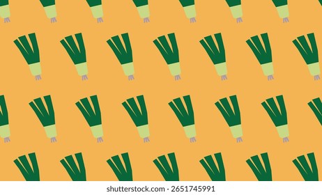Ilustrações de bolbo de alho limpo repetidas sobre um fundo azul brilhante, ideal para visuais com temas de cozinha ou culinária.