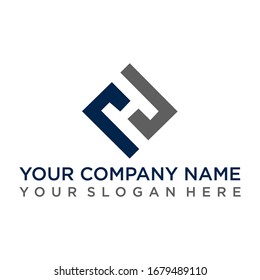 Clean geometric letter logo suitable for corporate branding, consulting firms, finance companies, agencies, and professional services. Strong and modern brand identity design.