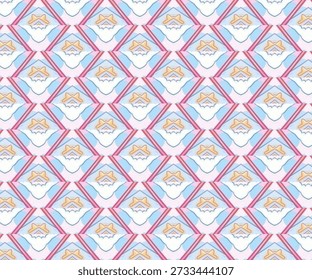 Fondo de textura de patrón pastel geométrico limpio con Formas repetitivas y colores suaves, diseño minimalista moderno ideal para papel de regalo, textiles, marca y decoración.