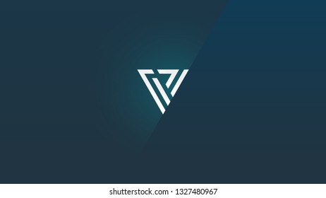 Clean Geometric Vector Letter V Logo, Modern, Minimalist, Bold V. Abstract Linear Letter V Logo. Corporate Logo.