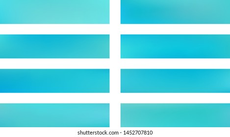Clean glass print set. Background texture, graphic. Funny colorific design. Cyan colored. Wonderful skinali texture background set. Colorful horizontal pattern texture.