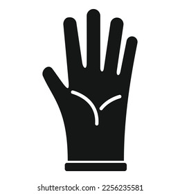 Clean glove icon simple vector. Surgical latex. Virus protective