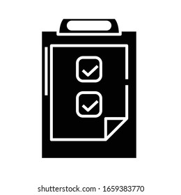 Saubere Tore schwarzes Symbol, Concept Illustration, Vektorillustration flaches Symbol, Bildzeichen.