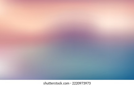 Clean gradient background. Blurred natural landscape. Dawn. Sunset. Restrained colors. Modern design. Template for posters, advertising banners, brochure, flyer, placard, websites. EPS vector image