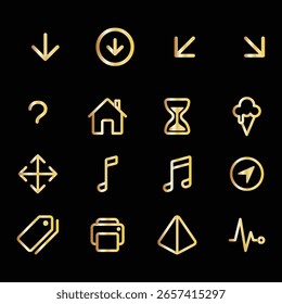 Clean Gradient Symbol Pack for Modern Design

