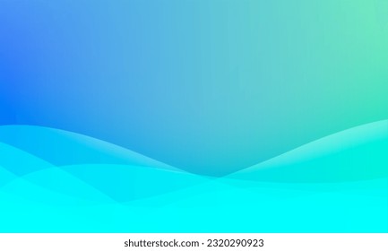 Clean gradient wavy abstract background. Vector stock illustration, Colorful Abstract Backdrop.