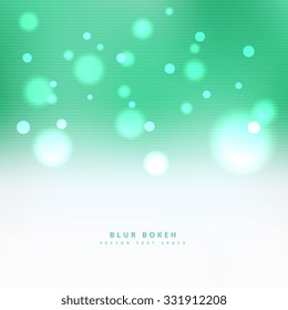 clean green bokeh background design illustration