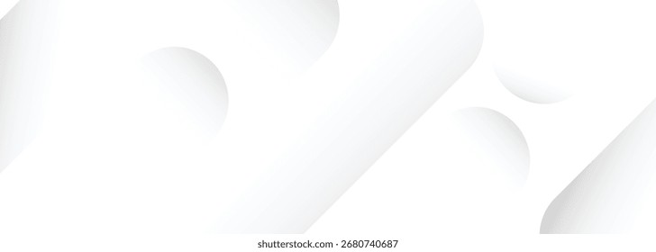 Maqueta de sombra gris limpia Anuncio de Plantilla blanco de presentación gris suave. ilustración de Vector.