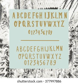 Clean hand drawn font face that is perfect for creating a handmade look on your design and website. Set of two fonts. 