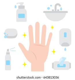 clean hand. hand hygiene
