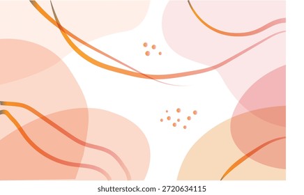 Clean hand-drawn minimal background with simple artistic elements and copy space, perfect for elegant branding