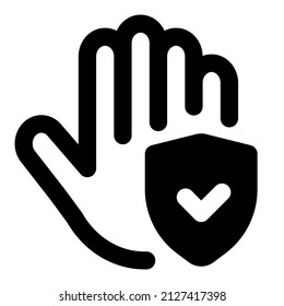 Clean hands using the alcohol-based sanitizer layout