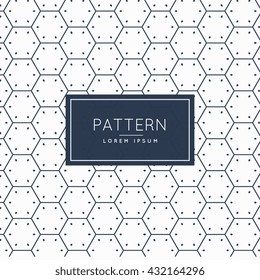 clean hexagonal shape pattern background