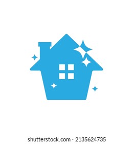 Clean house icon design template vector isolated illustration