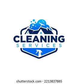 Clean House logo design vector