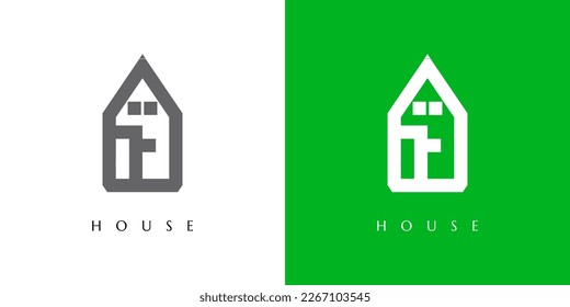 clean house logo for real estate company