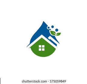 Clean House Logo Template