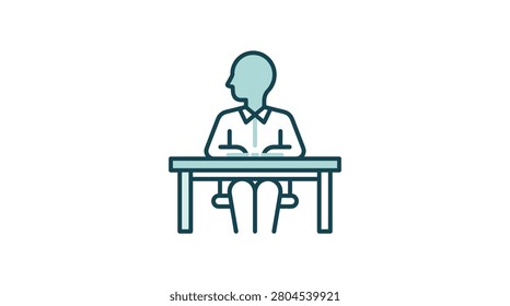 Clean icon for business websites, apps, or educational materials.