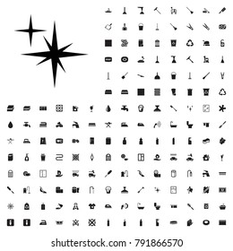Clean icon illustration isolated vector sign symbol. editable cleaning icons vector set.