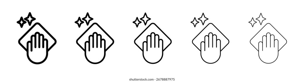 Clean icon for mobile concept and web design.