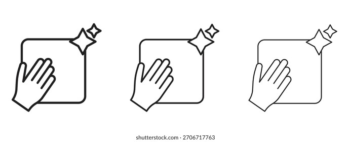 Icono limpio con estilo de contorno, diseños de Ilustración vectorial