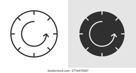 A clean icon representing active aging, wellness, and a healthy lifestyle in later years.