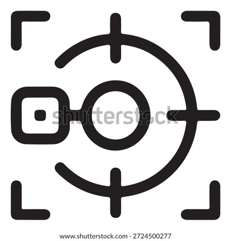 Clean icon representing precision measurement in industrial applications.