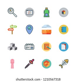 clean icon set. vector set about extractor hood, bathrobe, fishbone and fried egg icons set.