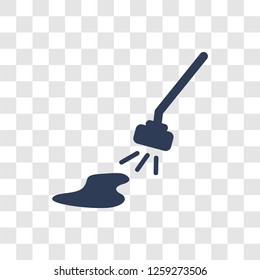 Clean icon. Trendy Clean logo concept on transparent background from cleaning collection