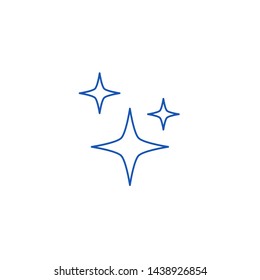 Clean Icon Vector line sign isolated on white background.