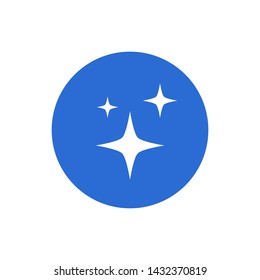 Clean Icon Vector sign isolated on round background.
