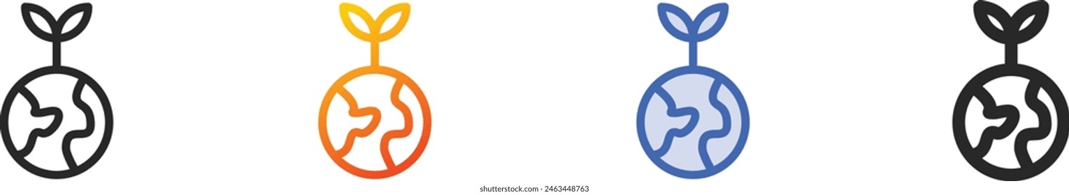 clean icon.Thin Linear, Gradient, Blue Stroke and bold Style Design Isolated On White Background