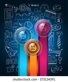 Clean Infographic Layout Template for data and information analysis with a number of solutions available. Ideal for product presentation, item ranking, ideas evaluation and so on.