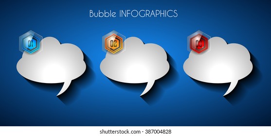 Clean Infographic Layout Template for data and information analysis with a number of solutions available. Ideal for product presentation, item ranking, ideas evaluation and so on.
