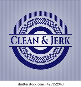 Fondo del denim de limpieza y jerk