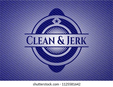 Clean & Jerk with denim texture