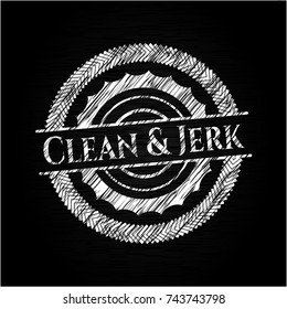 Clean & Jerk on blackboard