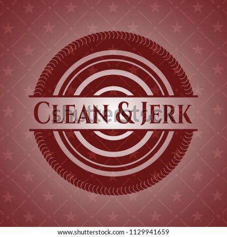 Clean & Jerk red emblem