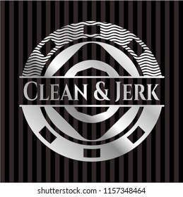 Clean & Jerk silver emblem