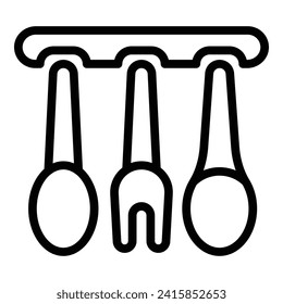 Clean kitchen tools icon outline vector. Room clean apartment. Dirty floor