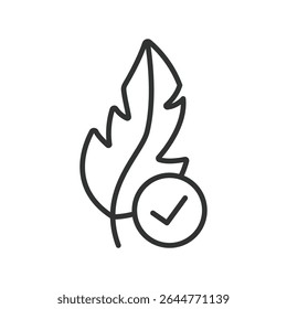 Clean Label, icon in line design. Clean-label, transparency, natural, ingredient, healthy, no-additives, certified on white background vector. Clean Label, editable stroke icon