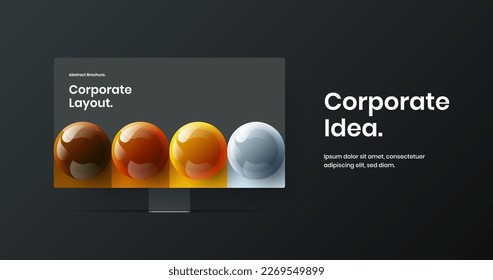 Clean landing page vector design illustration. Simple desktop mockup web banner concept.