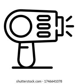 Clean laser hair removal icon. Outline clean laser hair removal vector icon for web design isolated on white background