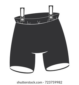 Clean laundry hanging icon