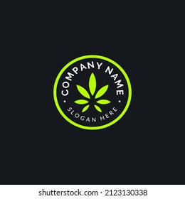 clean leaf company logo template