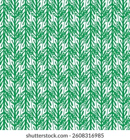 Clean Leaves Seamless Vector Pattern Design 